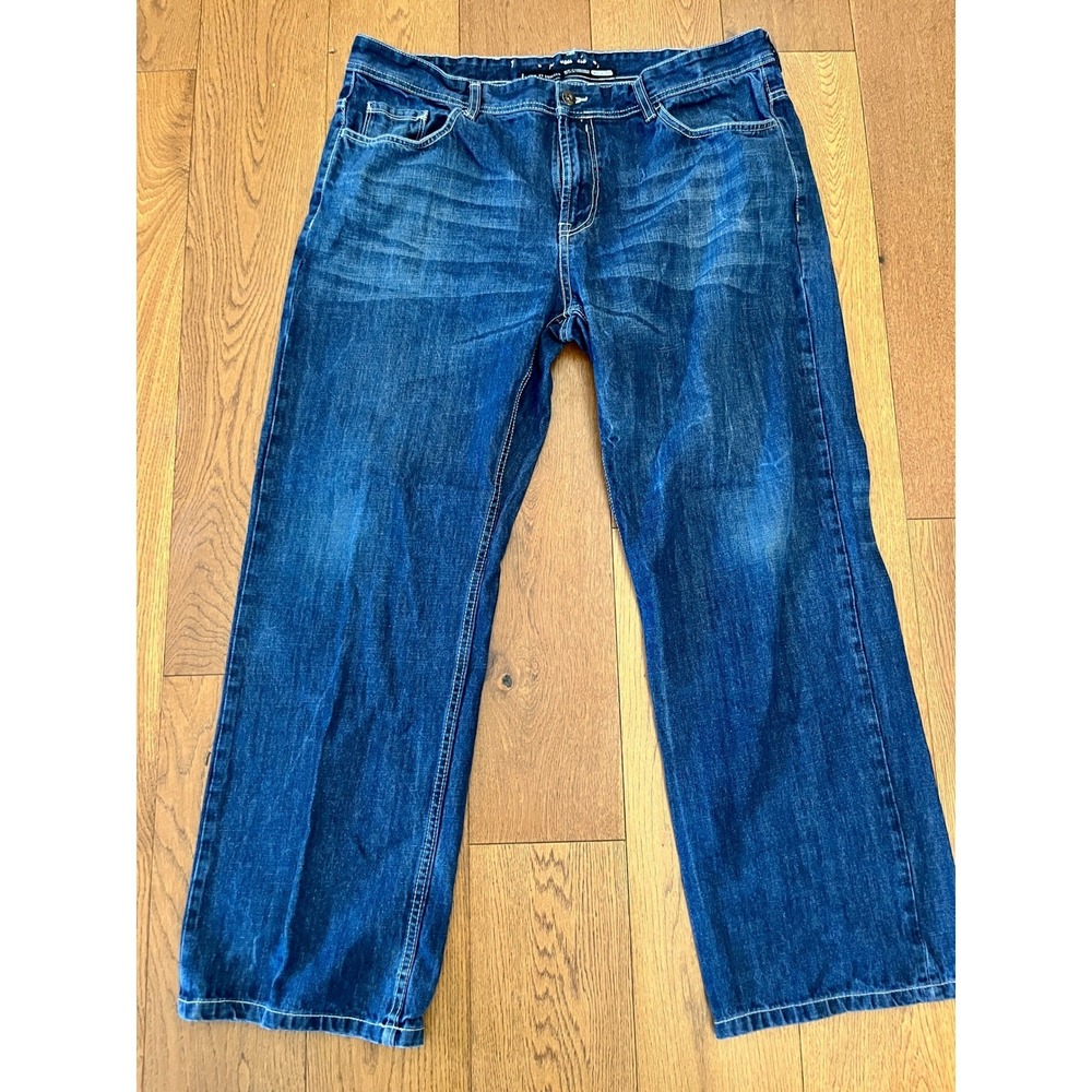 iJeans by Buffalo Taylor‎ Easy Straight Jeans 42x32 Wide Leg Dark Wash Denim